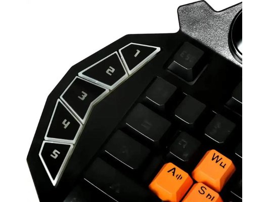 Клавиатура проводная игровая A4Tech Bloody B314 черный (подставка для запястий)